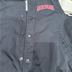 Abercrombie Kids Black and Red Bomber Jacket